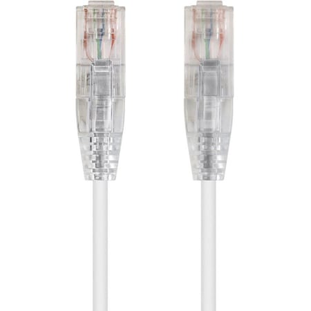 Monoprice Slimrun Cat6 Utp Cable-10Ft White 13545